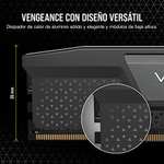 Corsair VENGEANCE DDR5 32GB (2x16GB) 5600Mhz C36 Memoria per Desktop (Regulación de voltaje a bordo, perfiles XMP 3.0 personalizados) Negro