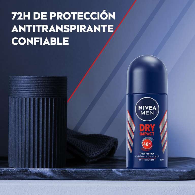 Pack de 6 desodorantes roll on NIVEA DRY IMPACT