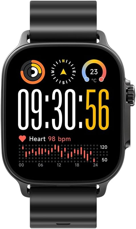 Realme Watch 5, Pantalla AMOLED de 1,97", 60 Hz - Resistencia al Agua y al Polvo IP68, Titanium Black