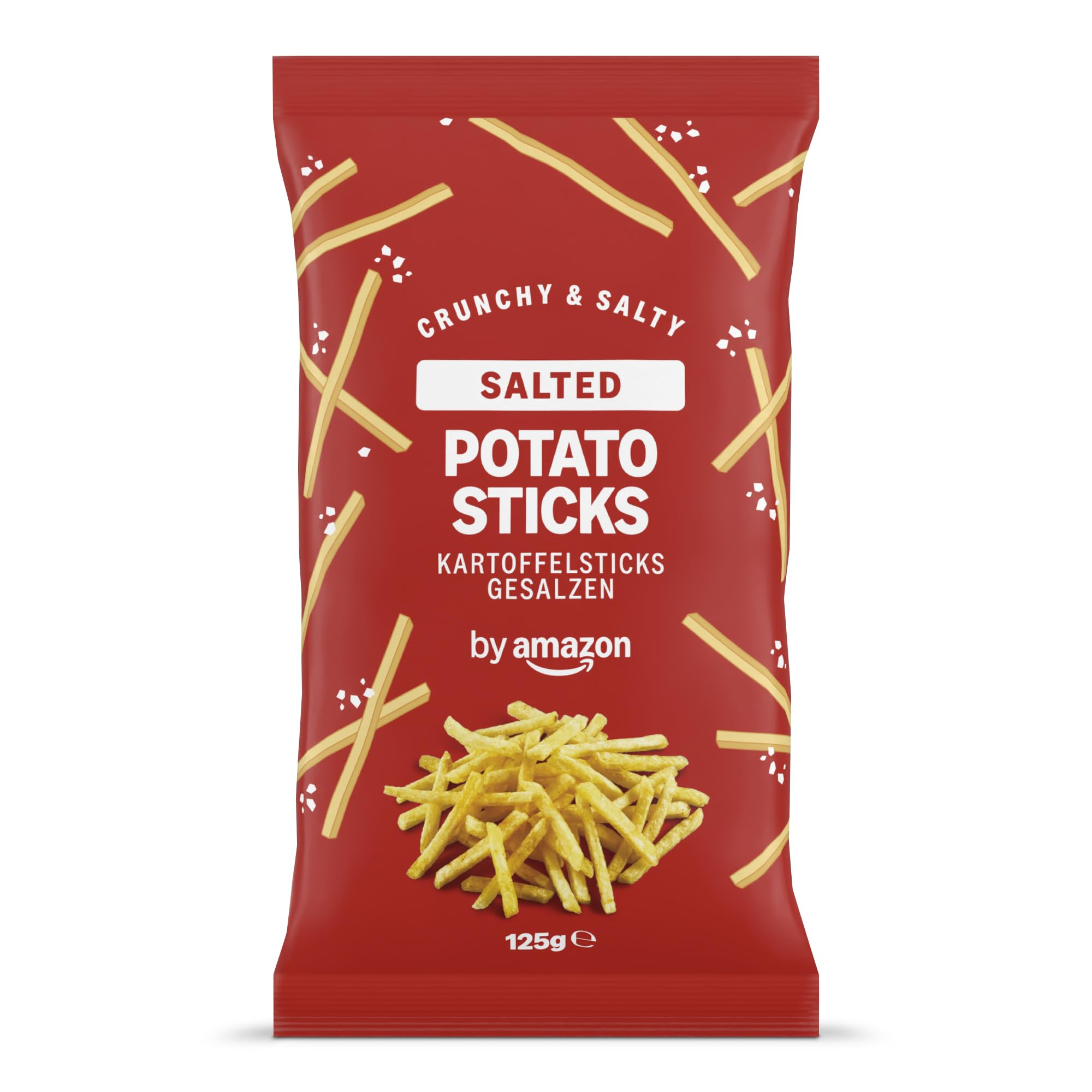 By Amazon Palitos De Patata Con Sal, 125g (compra 4 u por 3,42€ // 0,85€ cada bolsa)