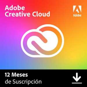 Adobe Creative Cloud Suscripcion 1 año. Original de España. 169€ Estudiantes. 448€ Si no eres estudiante.