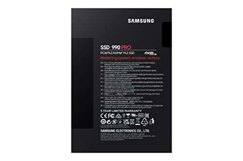 Samsung SSD 990 PRO 1TB NVMe PCIe 4.0