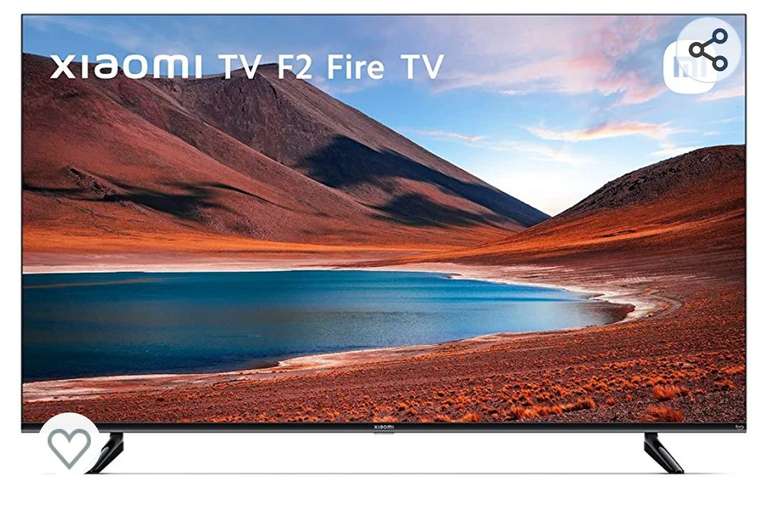Xiaomi F2 55" Smart TV Fire TV 138 cm, 4K Ultra HD, HDR10, Aluminio sin Marcos, Airplay, Prime Video, Netflix, Alexa, HDMI 2.1