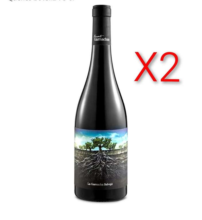 Añadir 2 unidades. GARNACHA SALVAJE MONCAYO vino tinto de Ribera del Queiles botella 75 cl