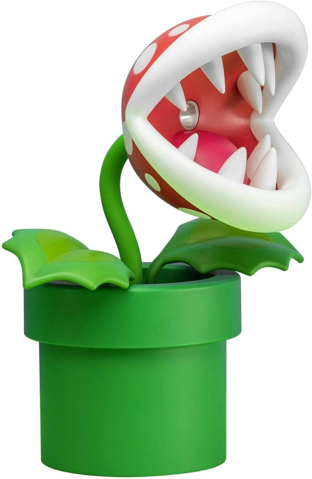 Paladone Lámpara Piraña Super Mario Bros - Lámpara LED Oficial con Cabeza Móvil, 33cm, Funciona con USB