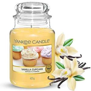 Vela aromática YANKEE CANDLE de vainilla cupcake (tarro grande de 623g)