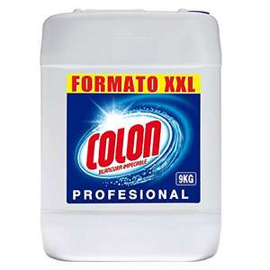 Detergente para lavadora profesional, adecuado para ropa blanca y de color, formato gel - 9 kg
