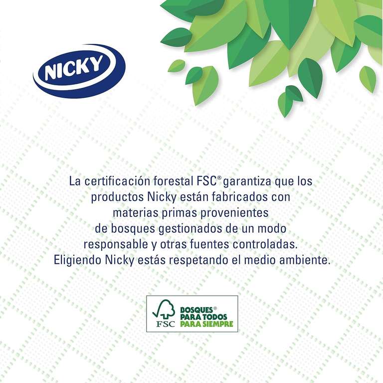 72 ROLLOS Nicky Nature Papel Higiénico 170 Hojas de 3 Capas, Suave con la Piel, Embalaje Reciclable, Celulosa 100% Pura, Certificación FSC