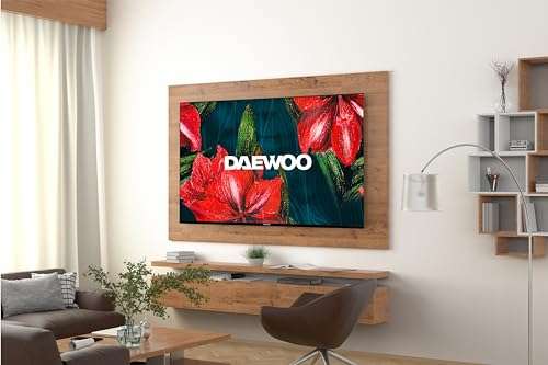 Daewoo D43DH55UQMS 2024 - QLED Android TV 43 Pulgadas 4K HDR, Dolby Vision & Dolby Atmos, Chromecast Built In. 50" por 329€, 55" por 413,62€