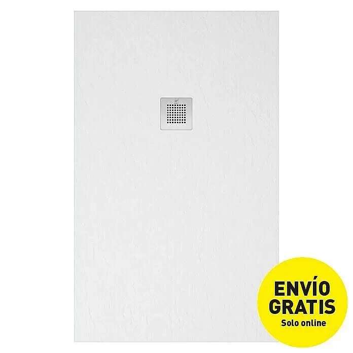 Torvisco Plato de ducha Extraflat L x An: 80 x 140 cm, Blanco