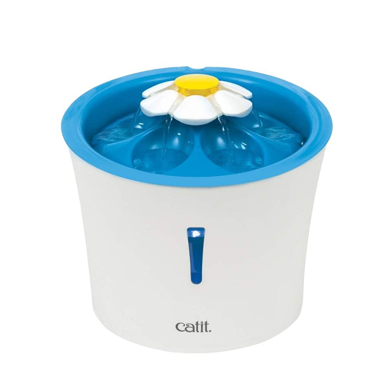 Catit 43747 Fuente de agua para gatos 3 litros, silenciosa, fácil limpieza, filtro