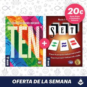 PACK de Juegos de Mesa: SET + TEN