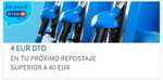 4 euros de regalo en repostajes de 40 € - Cuentas seleccionadas