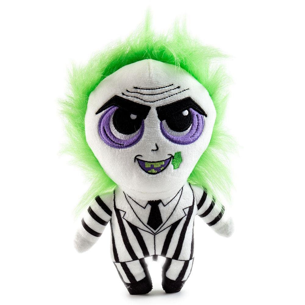 Peluche Kidrobot Beetlejuice, Muñeco de peluche, Juguete para niños, 20 cm Felpa