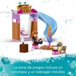 LEGO Disney Frozen Castillo Helado de Elsa, Palacio de Princesa de Juguete, 2 Figuras de Animales y Mini Muñecas de Elsa y Anna, 43238