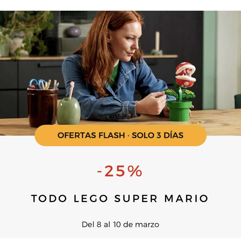 Lego -25% en todos los sets de Super Mario también en LTC