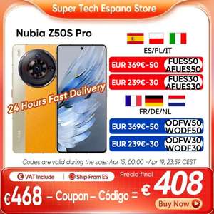 Nubia Z50S Pro 5G 12G 256G KhaKi Potencia y Elegancia en un Smartphone de Vanguardia