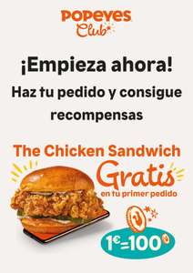 The Chicken Sandwich Gratis en tu primer pedido