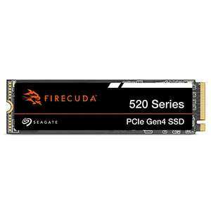 Seagate FireCuda 520 1 TB, SSD M.2 PCIe Gen4 ×4, 5000/4850 MB/s, 3 años Rescue Services