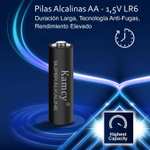 Paquete de 24 Unidades | Pilas AA alcalinas, LR6 | Baterías Alcalinas, 1,5V - Duración Larga, Tecnología Anti-Fugas