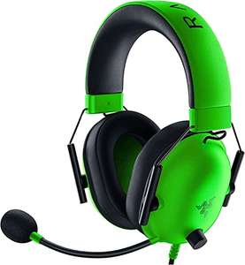 Razer BlackShark V2 X - Auriculares Gaming (altavoces de titanio de 50 mm, micrófono cardioide, cancelación de ruido pasiva avanzada) Verde