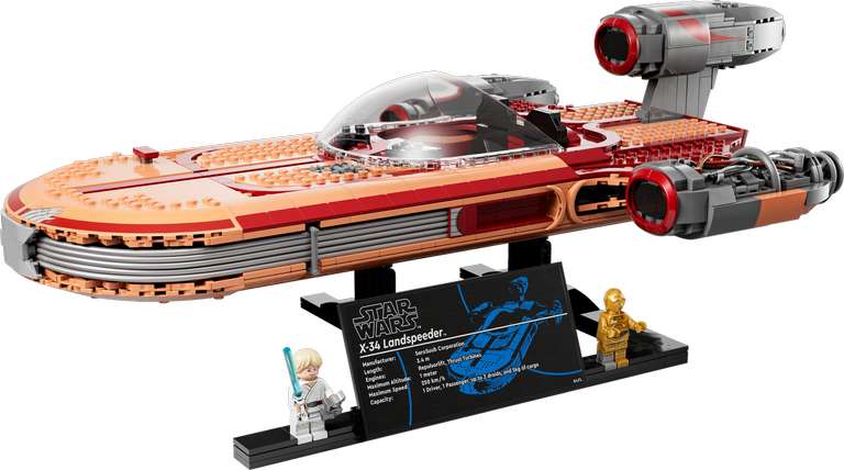 LEGO Star Wars 75341: Speeder Terrestre de Luke Skywalker + 3 regalos Star Wars valorados en 50€