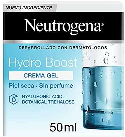 Neutrogena Hydro Boost Crema Gel Hidratante Facial con Ácido Hialurónico, 50 ml (recurrente)