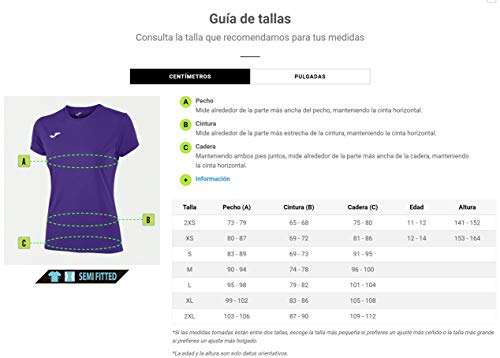 Joma Combi Camiseta Deportiva para Mujer