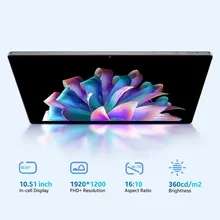 Versión global CHUWI HiPad XPro Tablet de 10" Android 12 Unisoc T616 Octa Core 4G LTE 6GB RAM 128GB ROM Cámara 13MP 8MP 7000mAh Batería