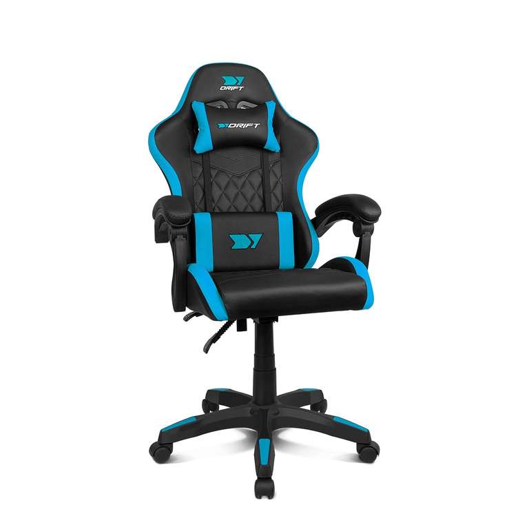 Silla Gaming DRIFT DR35 (Polipiel, pistón Clase 3, cojines incluidos) por 75,40€ (PVP 99,90€)