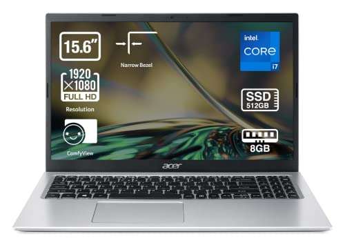 Acer Aspire 3 A315-56 - Ordenador Portátil 15.6” Full HD (Intel Core i3-1005G1, 8GB RAM, 512GB SSD, UMA Graphics, Sin Sistema Operativo)