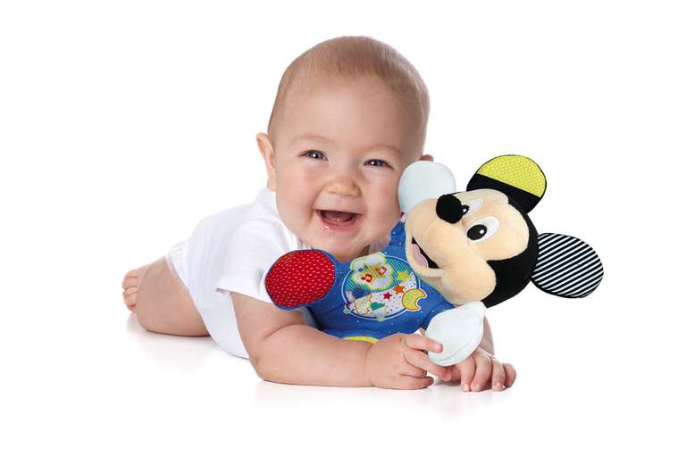 Oferta: Clementoni - Baby Mickey Peluche Luces y Sonidos - peluche bebé interactivo de Disney a partir de 3 meses