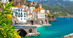 Ruta por la Costa Amalfitana en junio desde Barcelona (incluye vuelos + hoteles + coche + seguro)