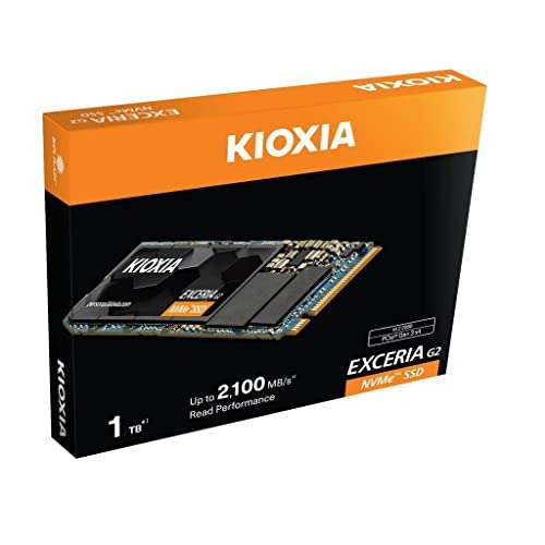 Kioxia EXCERIA NVMe SSD 1TB PCIe/NVMe 1.3 Gen3x4 2100 MB/s M.2 2280