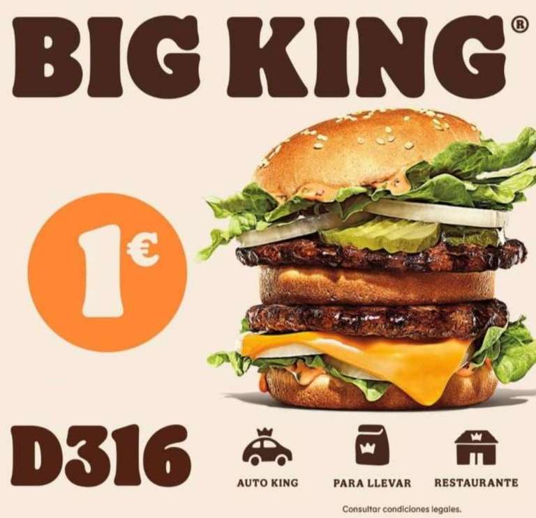 1€ BIG KING 1€