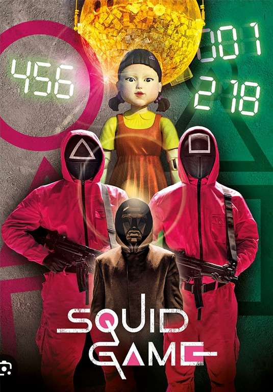 Figura Funko Squid game: El juego del calamar Red Soldier (Mask)