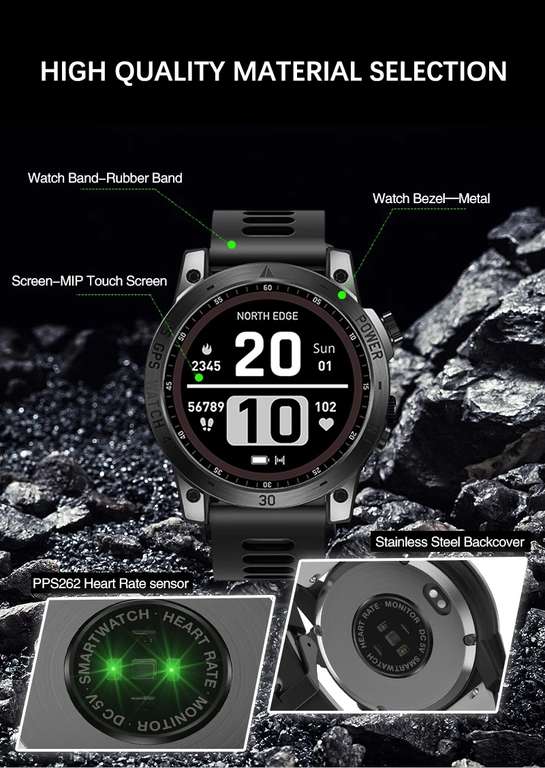 NORTH EDGE Cross Fit 3 smartwatch