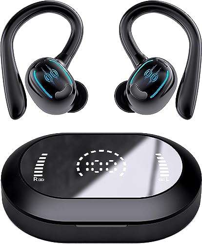 Auriculares con gancho para la oreja, inalámbricos por Bluetooth