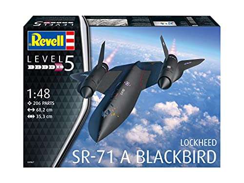 Maqueta Revell 04967 Lockheed SR-71 Blackbird en escala 1:48 de nivel 5