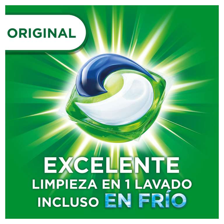 Ariel All-in-One Detergente Lavadora Liquido en Capsulas/Pastillas 90 Lavados (2x45) Original, Jabón 5 Acción (23,74€ compra recurrente)