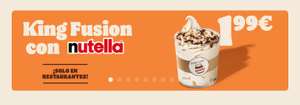 King Fusion con Nutella por 1,99€
