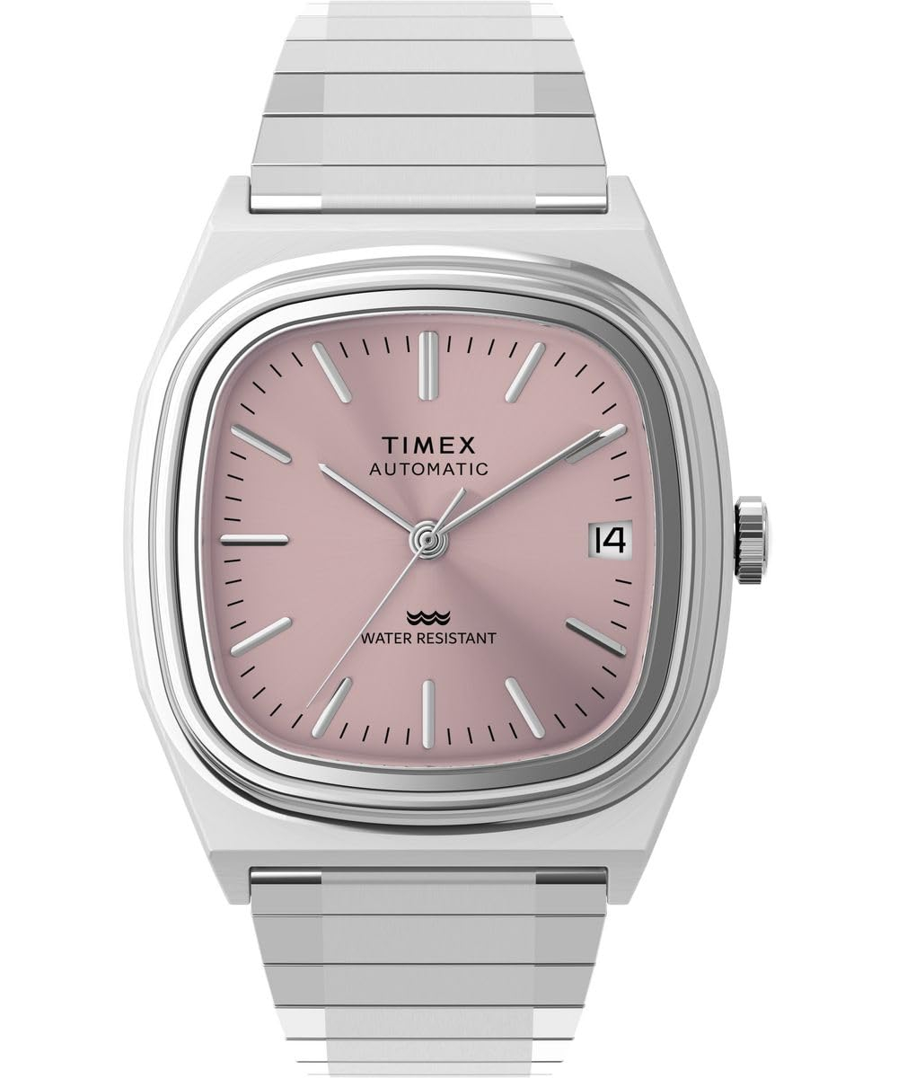 Reloj Automático Timex Automatic 1983 E Line TW2Y66800 | Miyota 8215, 34 mm, acero y esfera TV
