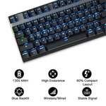 Teclado mecanico inalambrico/cable gaming Red switch