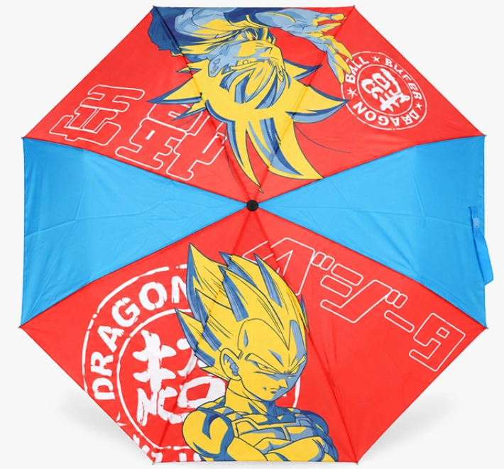 Paraguas plegable 96 cm diámetro (Dragon Ball, Harry Potter, Barbie, Disney Mickey)