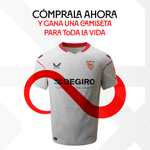 Camiseta roja equipo campeón UEFA league 2023. Sevilla FC