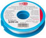 Hilo transparente Efco 100m – Fuerza de tracción Hilo, Poliamida, Transparente, 2,7 kg, 0,25 mm de diámetro, 100 m