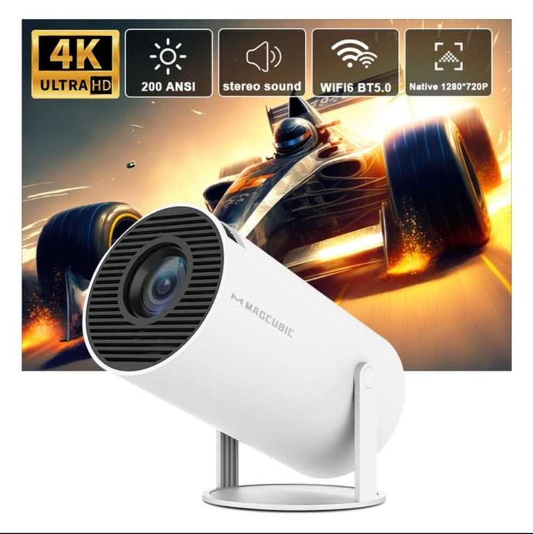 Magcubic-proyector Hy300 para cine en casa, 4K, Android 11, Dual, Wifi6 »  Chollometro