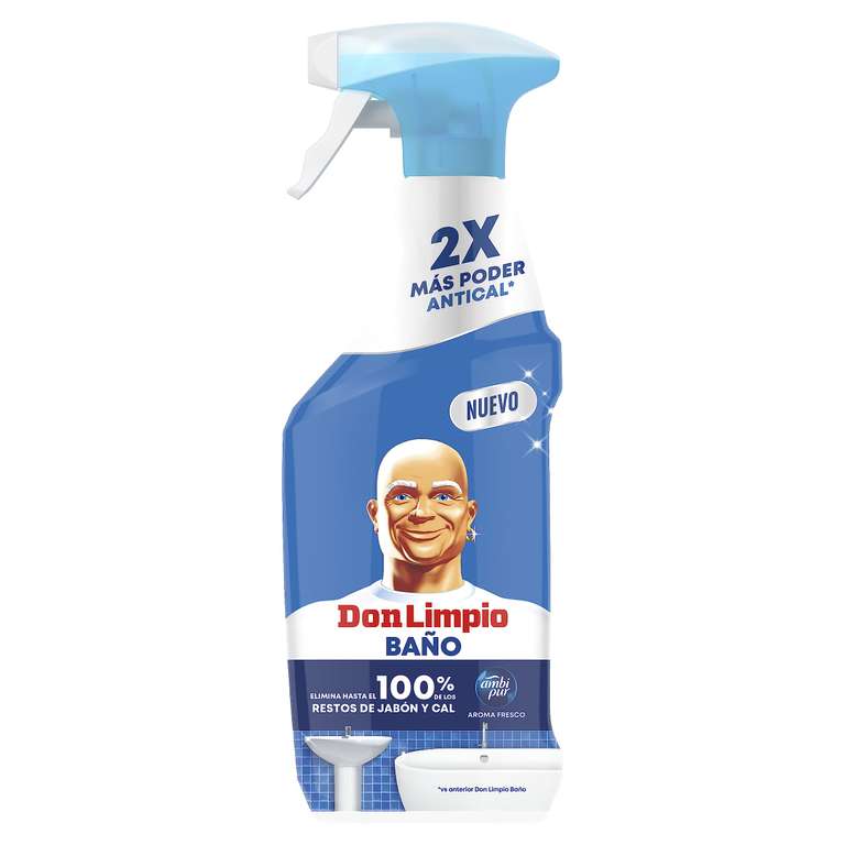 Don Limpio Detergente en Spray para el Baño, 720ml : : Salud y  cuidado personal