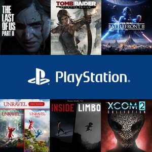 PS4&PS5 :: Tomb Raider Definitive, The Last of Us Parte II & Left Behind,XCOM 2 Collection,LIMBO & INSIDE,Battlefront II,PackUnravel Yarny