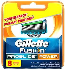 Gillette Fusion Proglide Power - Hoja de afeitar para hombre, 8 unidades